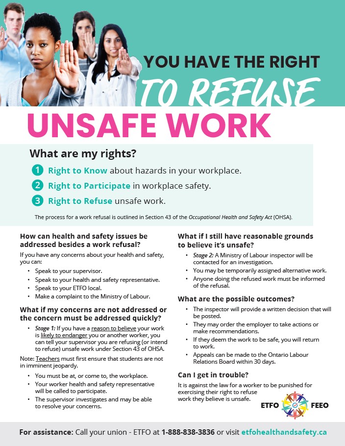 screenshot of work refusal poster