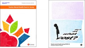 front covers of 2 CTF documents about mental health during pandemic