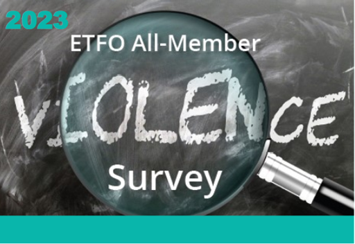 magnifying glass, violence survey title image