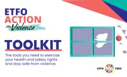 ETFO Action on Violence Toolkit, ball through broken glass